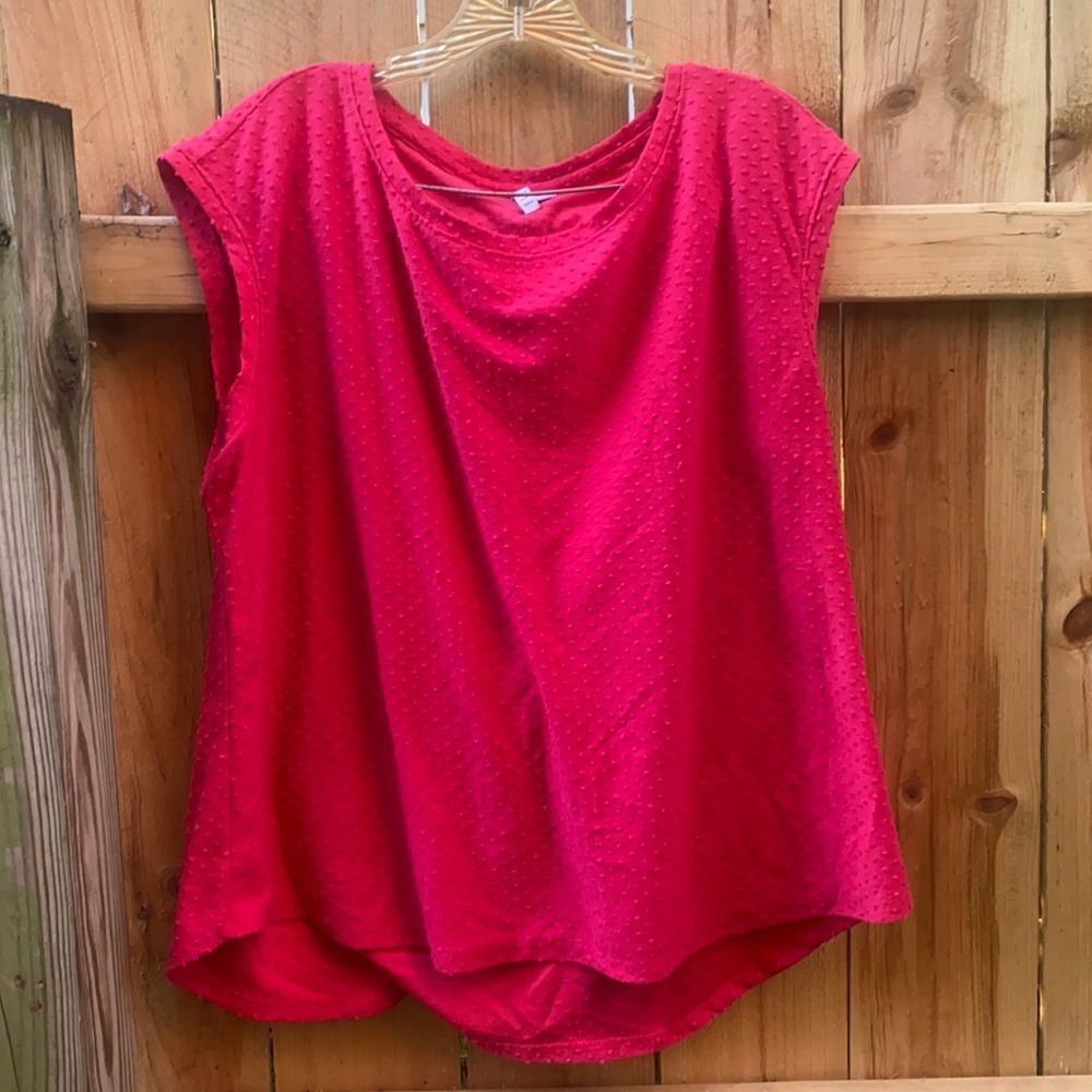 Elle Pink Textured Top
